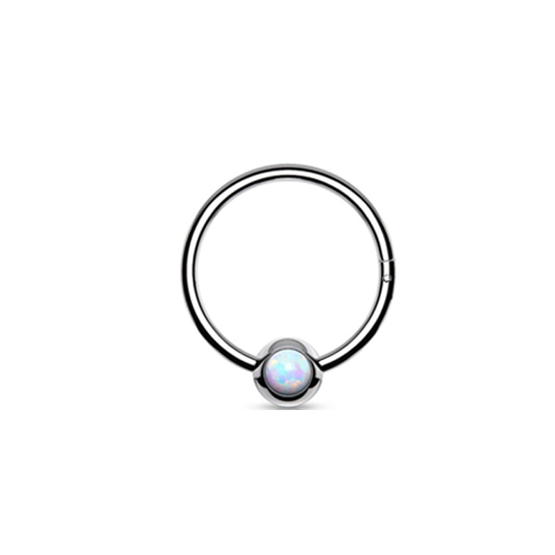 White Opal 1.0*8 * 3mm titanium primary color