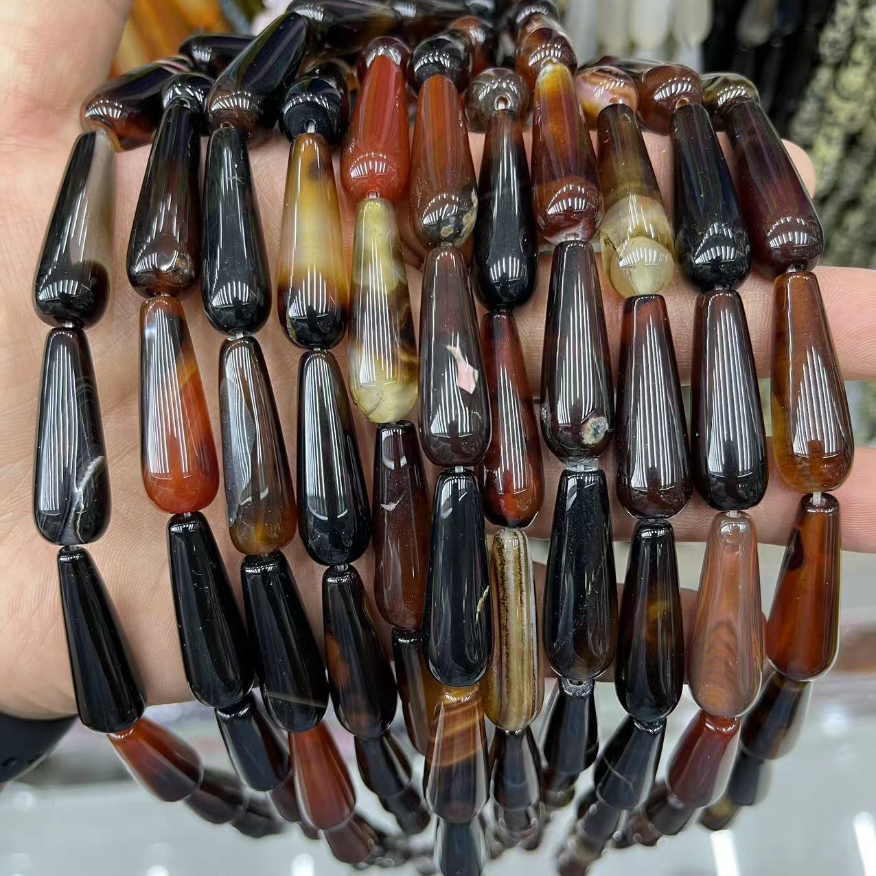 Black coffee agate