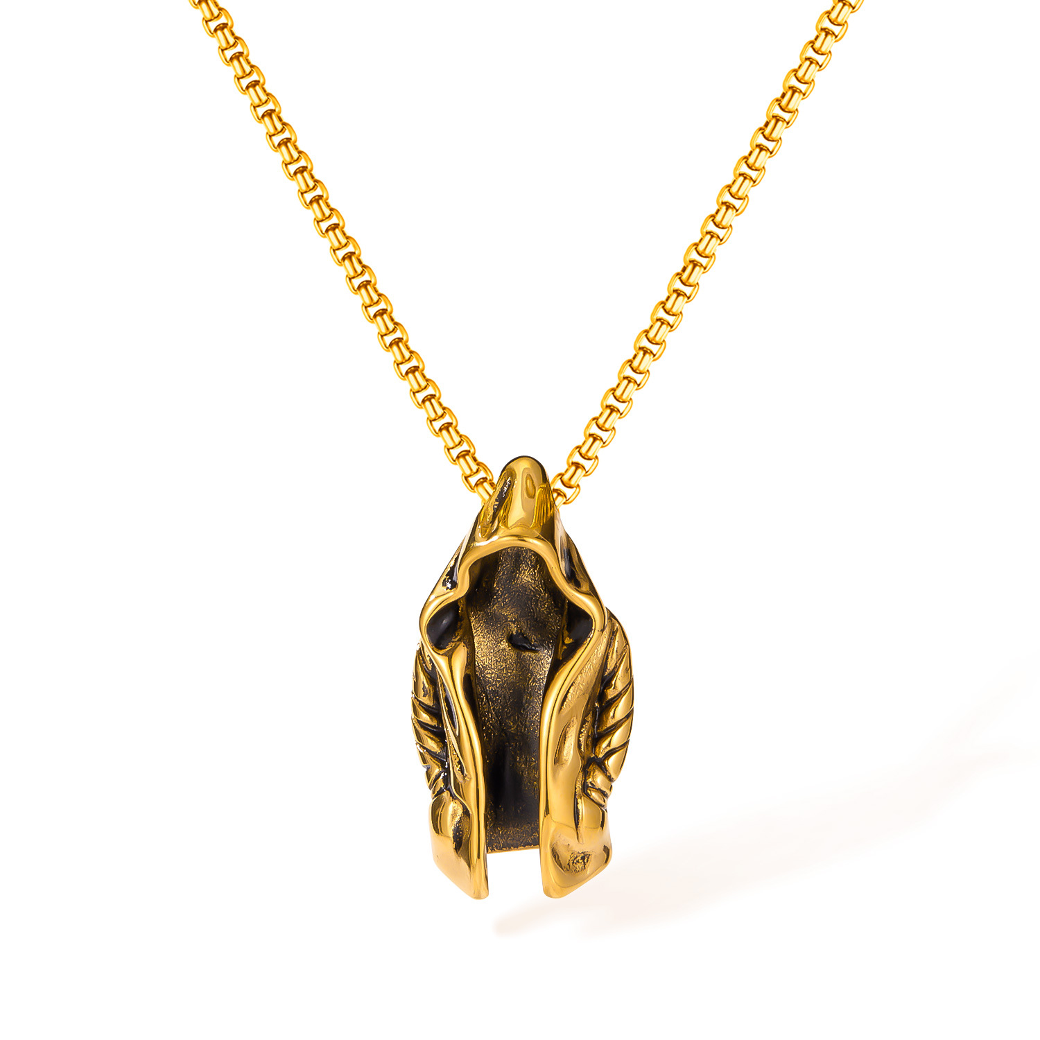 Gx2605j-gold single pendant  3*55 with chain