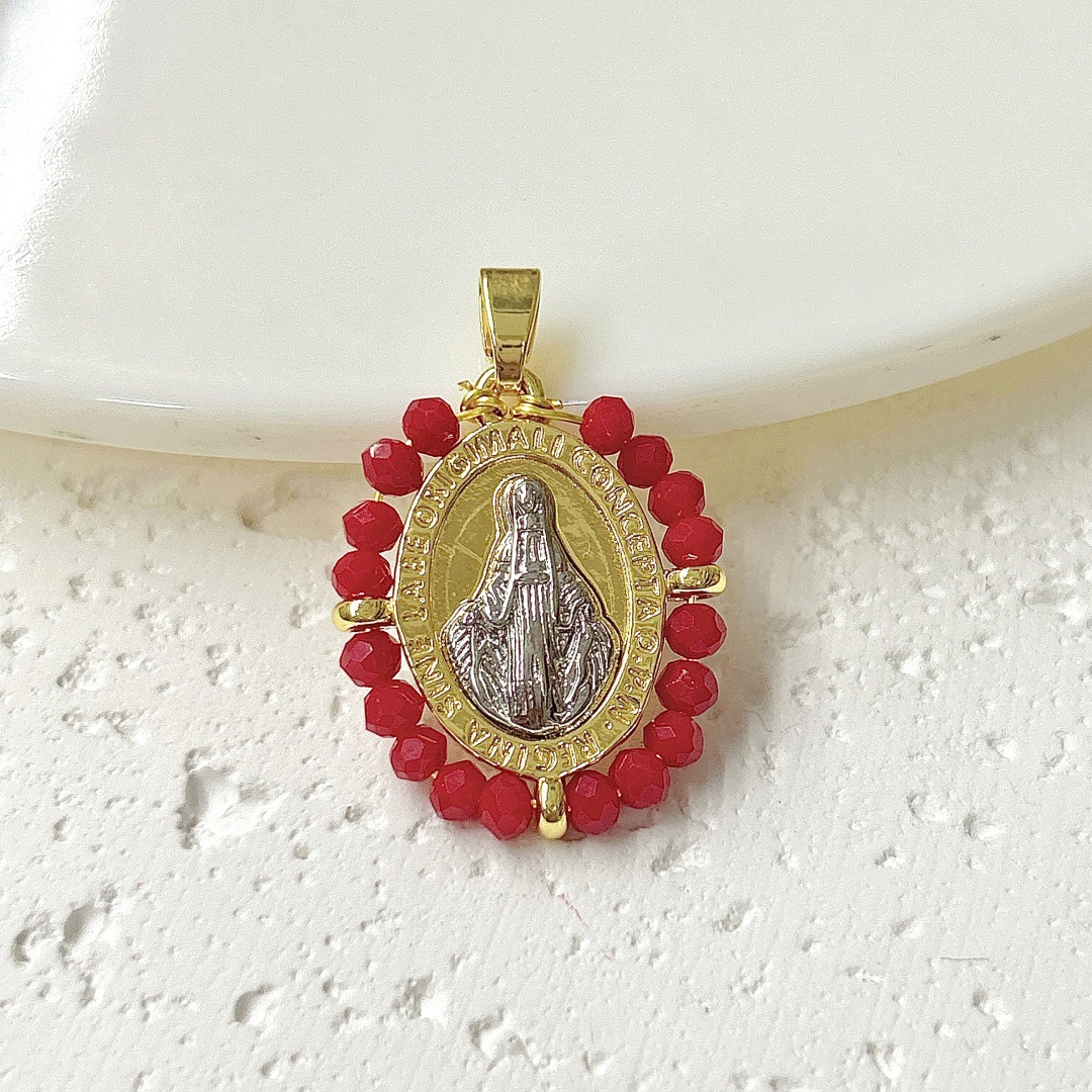 Big red two-color master pendant