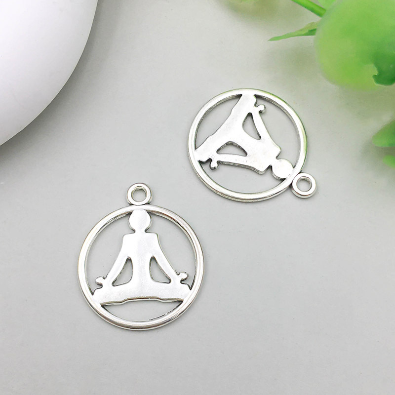 1 Yoga symbol 20*23mm-1.5g-8294