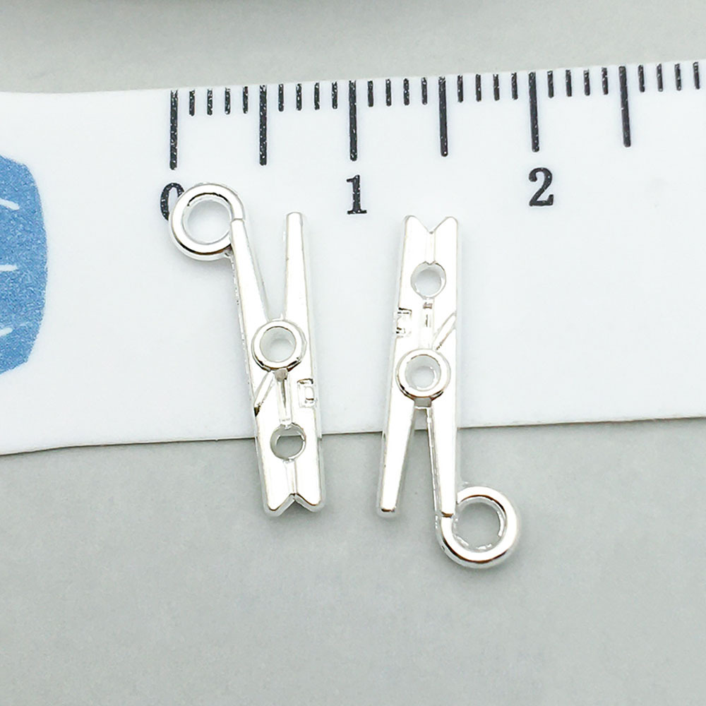 1 bright silver clip 7*18mm-0.5g-20218