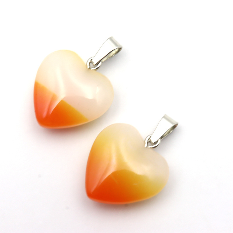 Orange love pendant