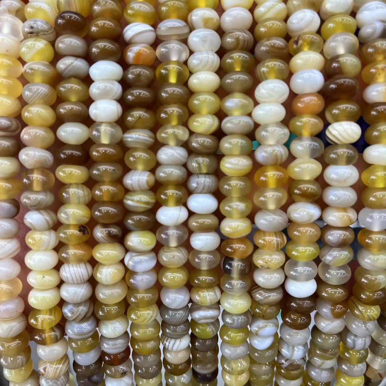 Yellow striped agate