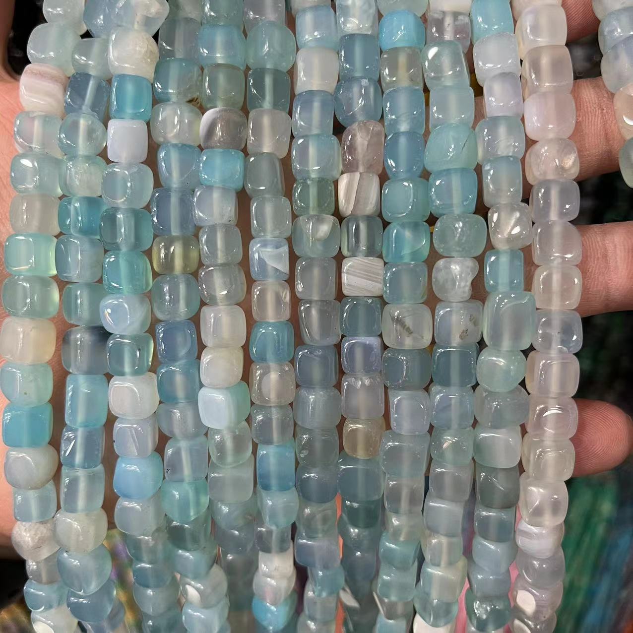 Aqua blue agate