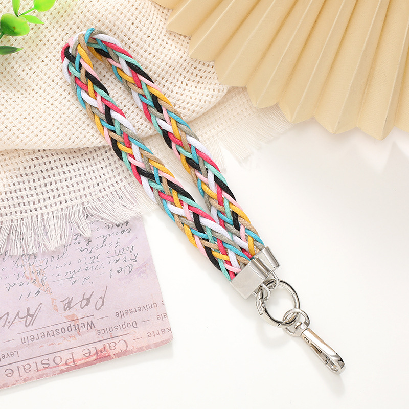 K2504 woven belt pendant mixed color blue series