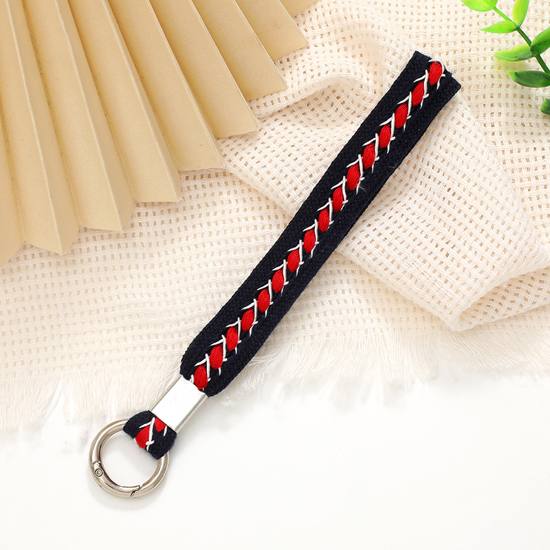 K2508 short hand strap pendant red and black