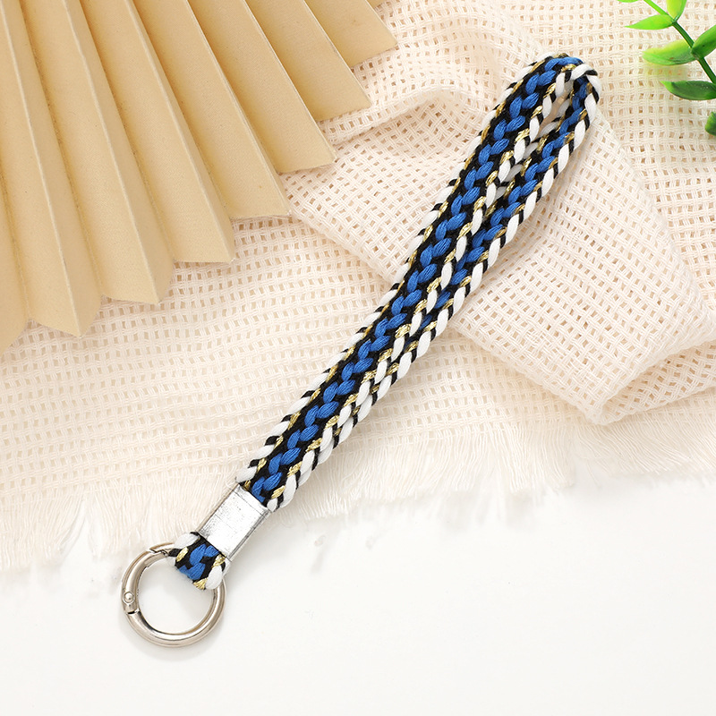 K2511 short hand strap pendant sapphire blue