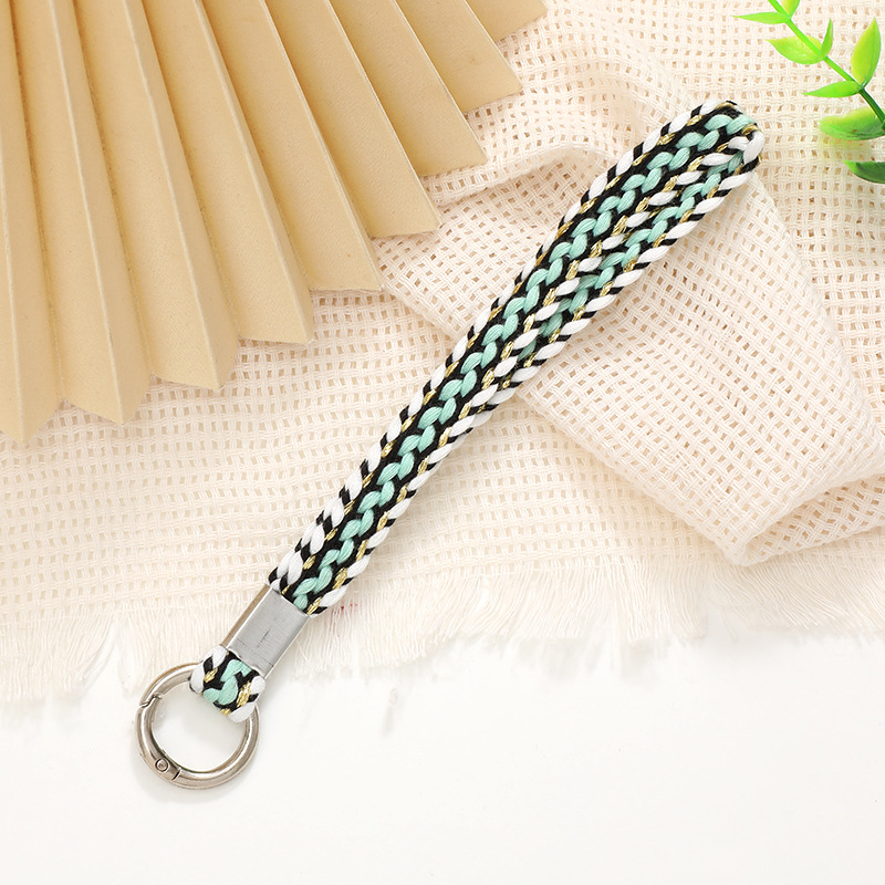 K2515 short hand strap pendant green and white