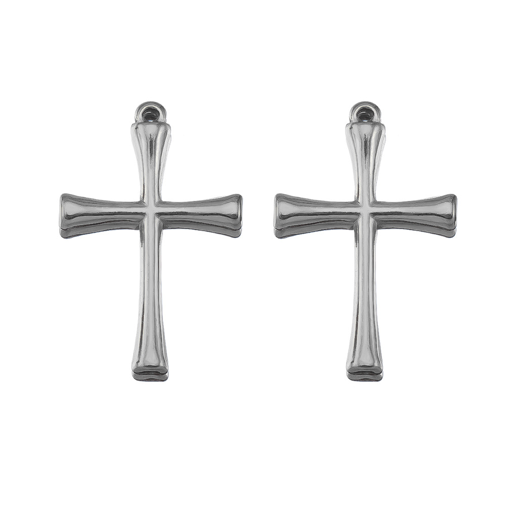 18×28mm slender cross-steel color