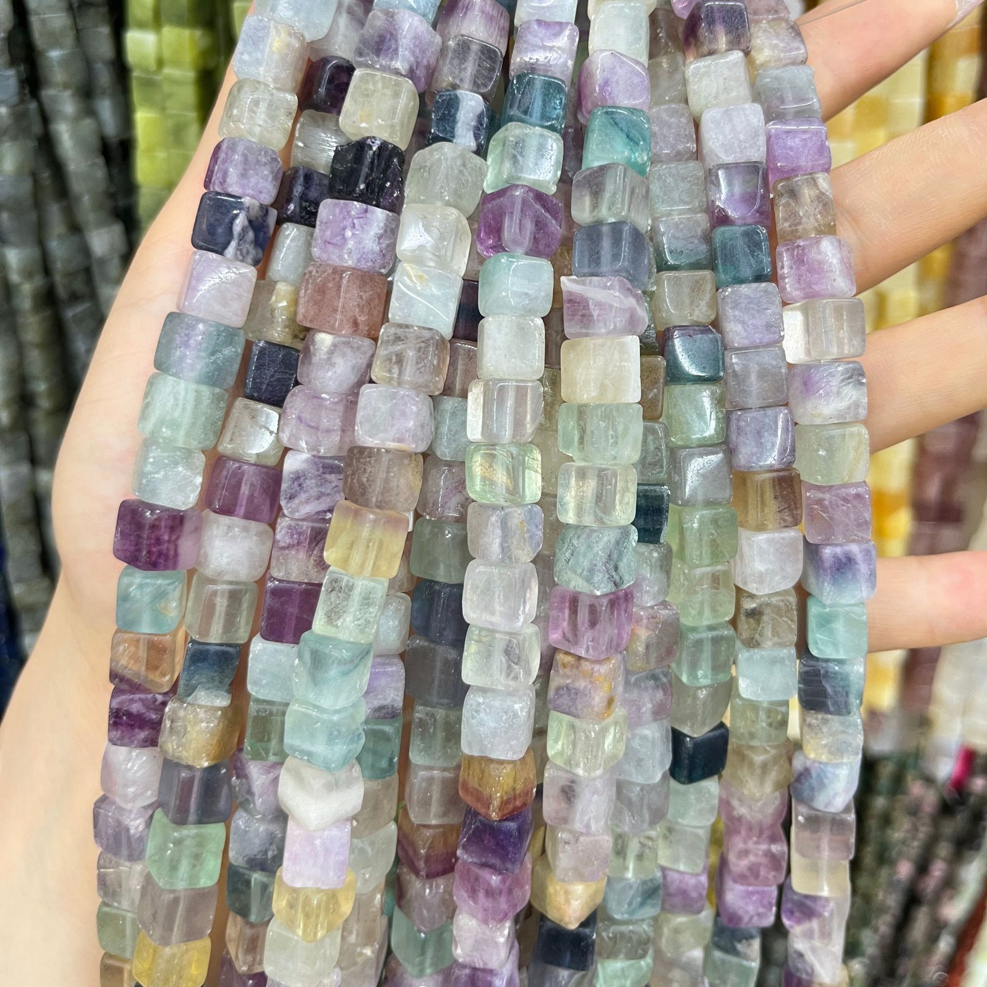 Colored fluorite