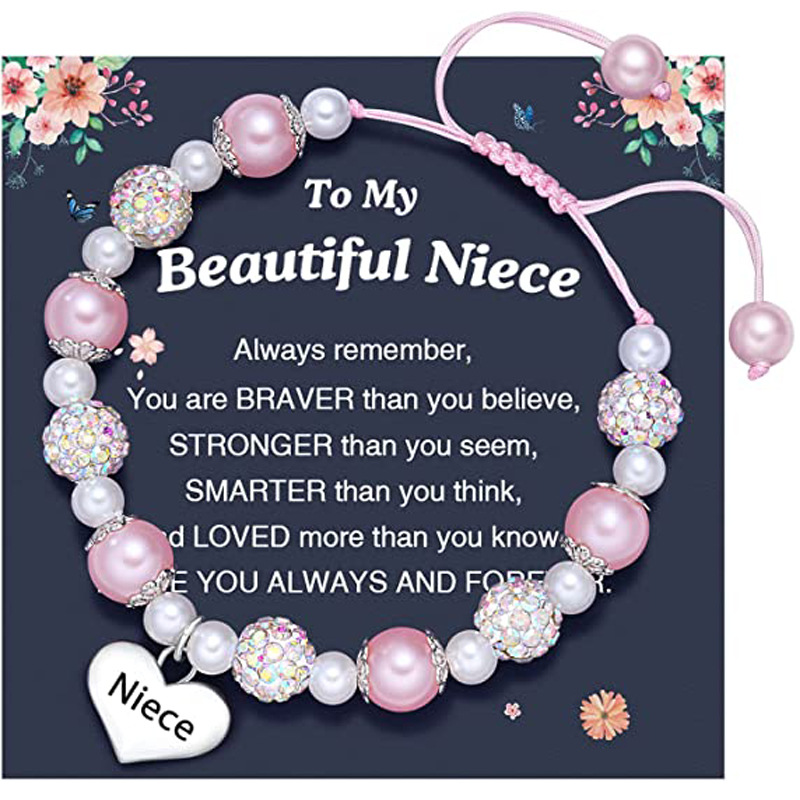 Lettering Niece   powder   Niece card