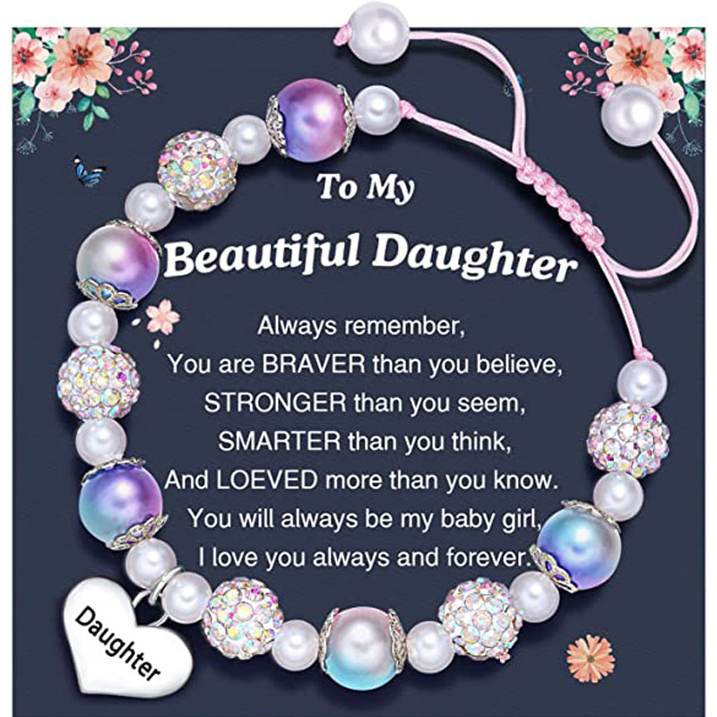 Engraving Daughter   Blue Purple   Daughter card