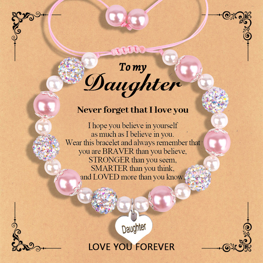 Lettering daughter   card