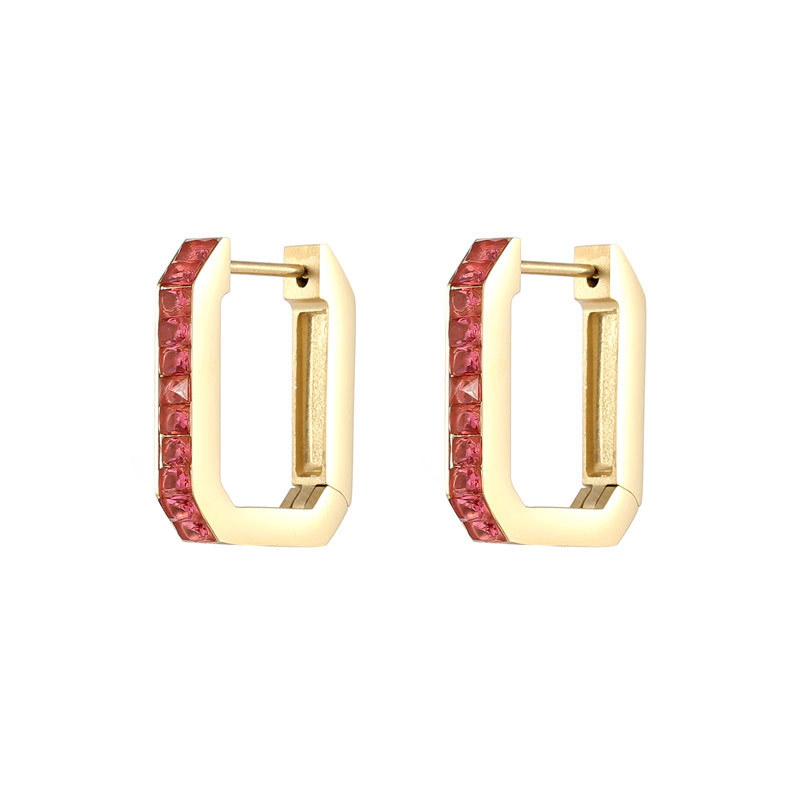 14K gold + Red Diamond