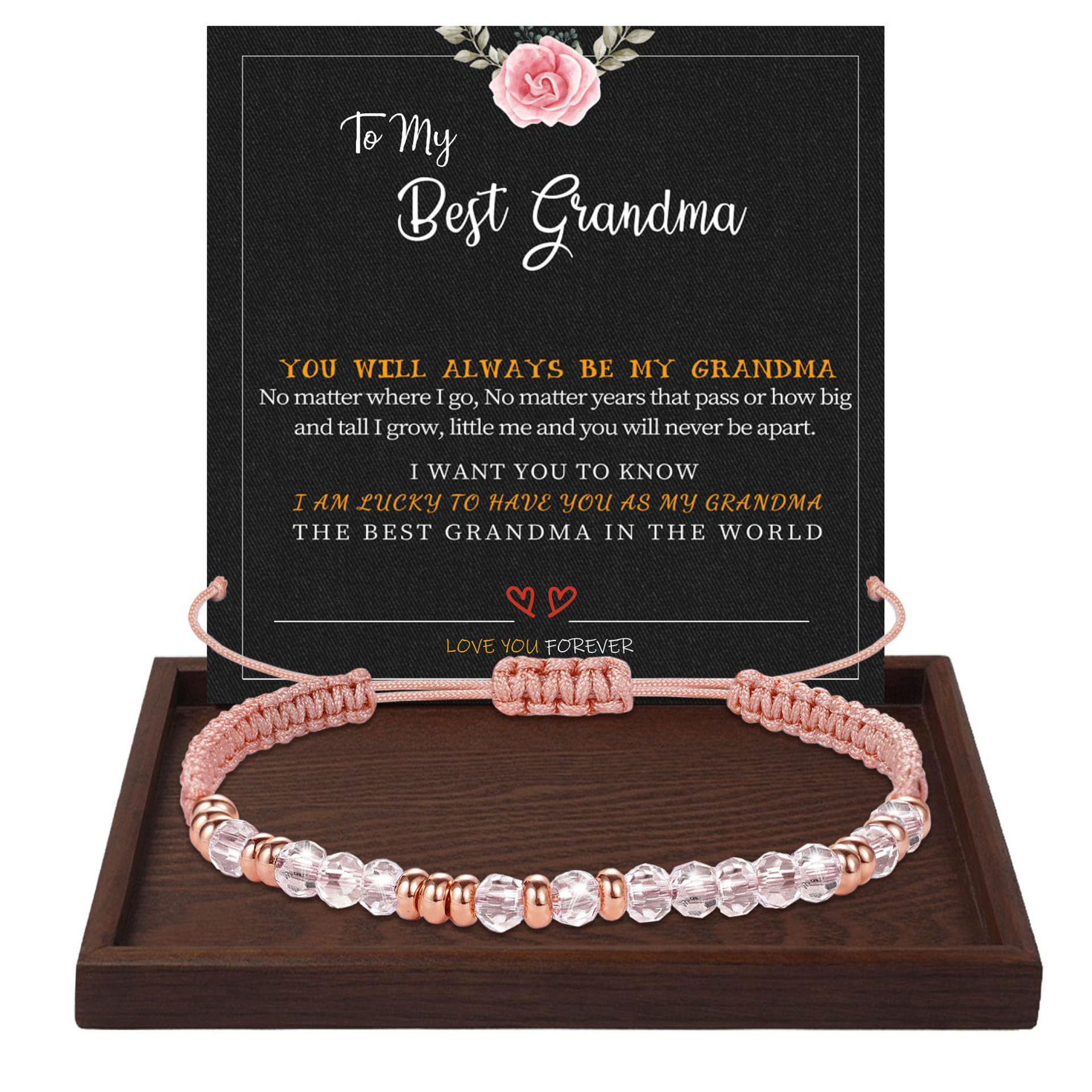 Password bracelet   best grandma card