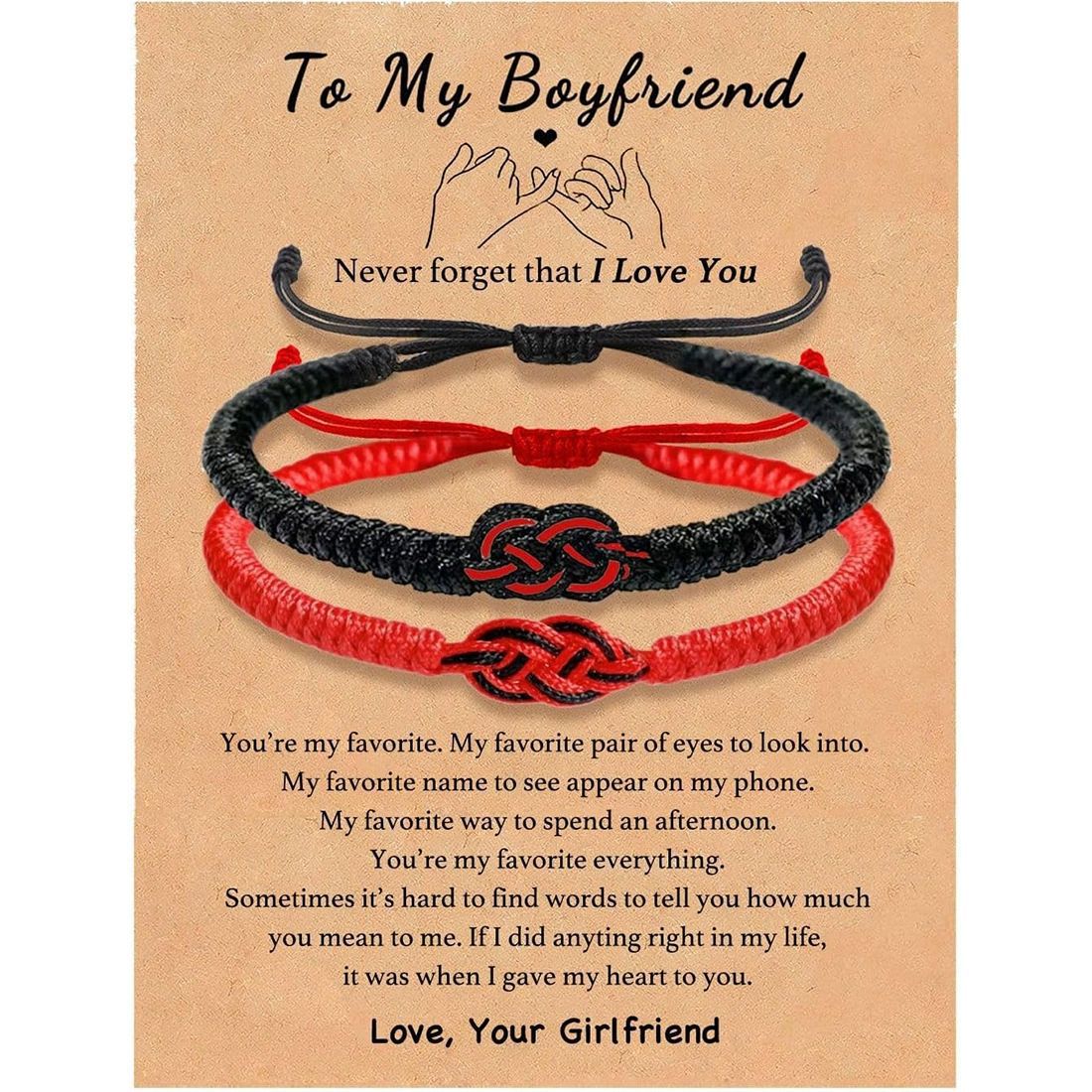 Black Red Boyfriend card