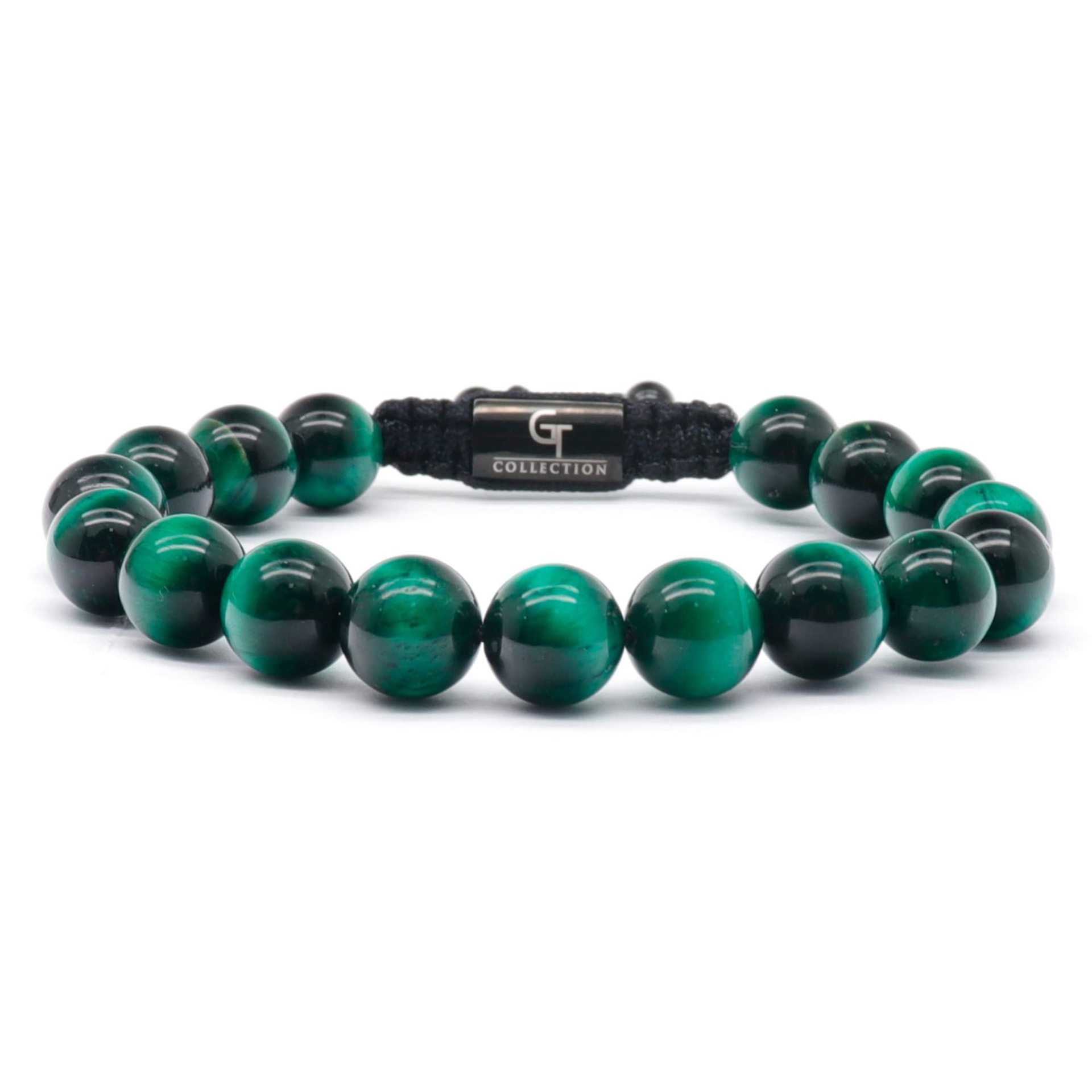 10mm green tiger eye bracelet