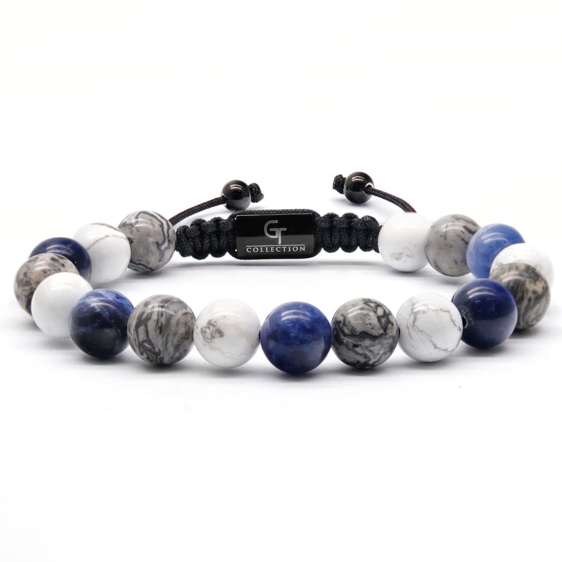 10mm mixed stone bracelet