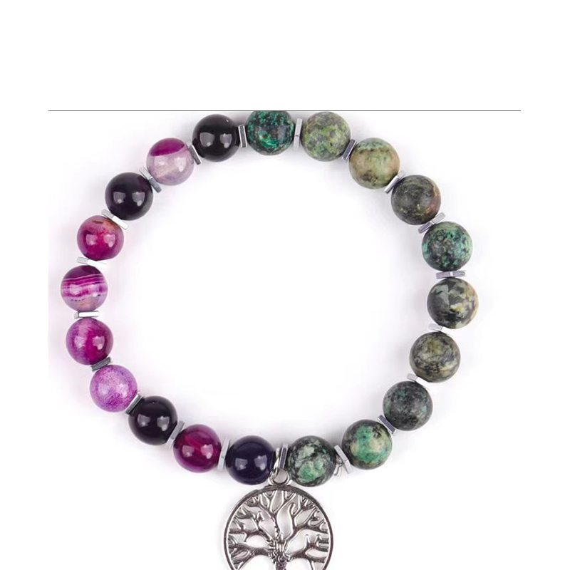 african turquoise tree of life amethyst