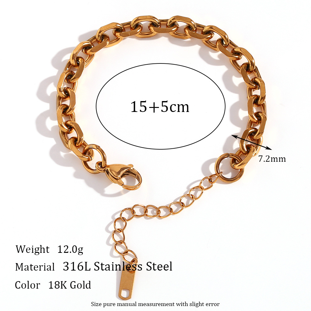 Gold bracelet -15cm  5cm