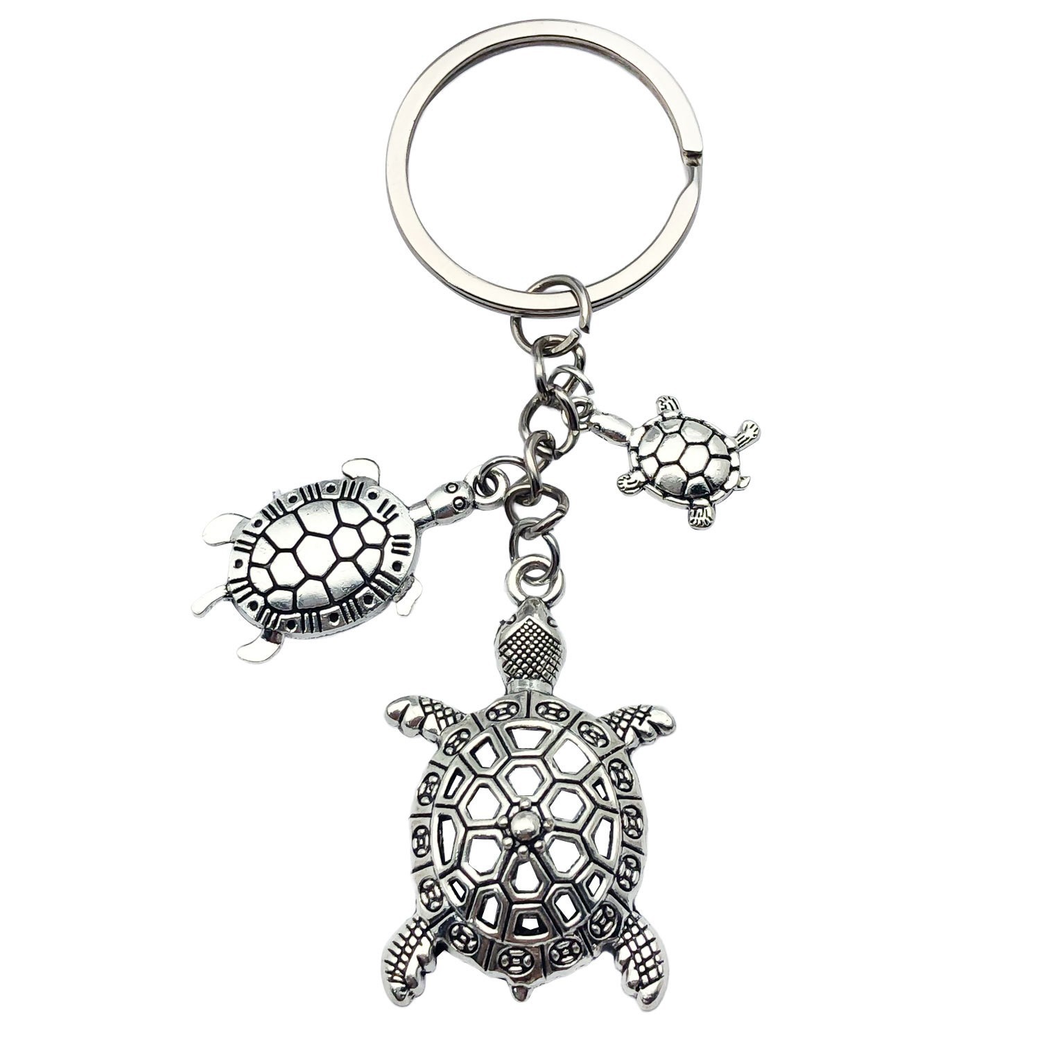 Er650 [ancient silver turtle 3] 9.5x3cm-12g