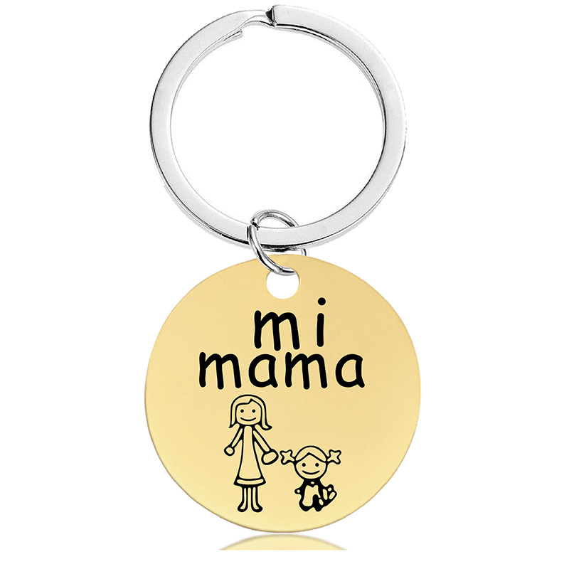 [Key ring Silver] Y00035 gold key chain