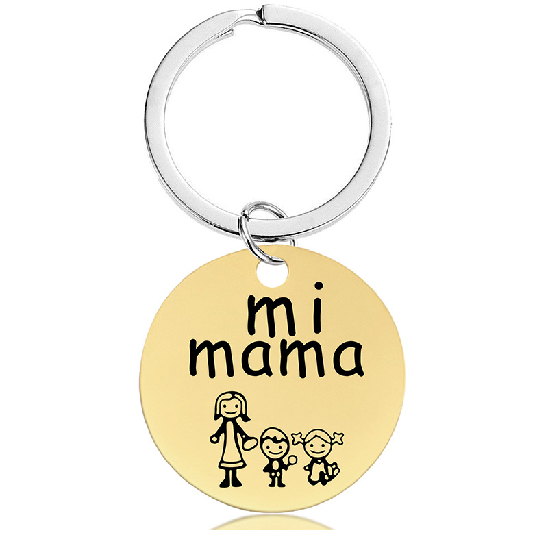 [Key ring Silver] Y00037 gold key chain