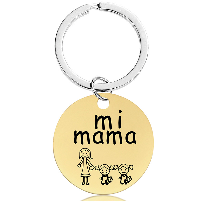 [Key ring Silver] Y00038 gold key chain