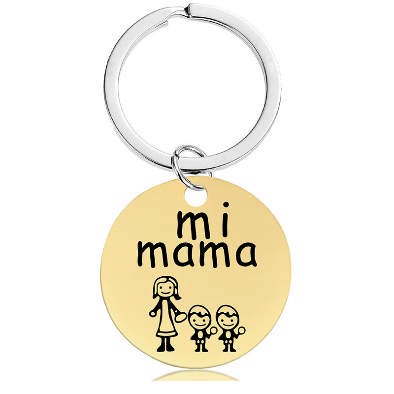 [Key ring Silver] Y00039 gold key chain