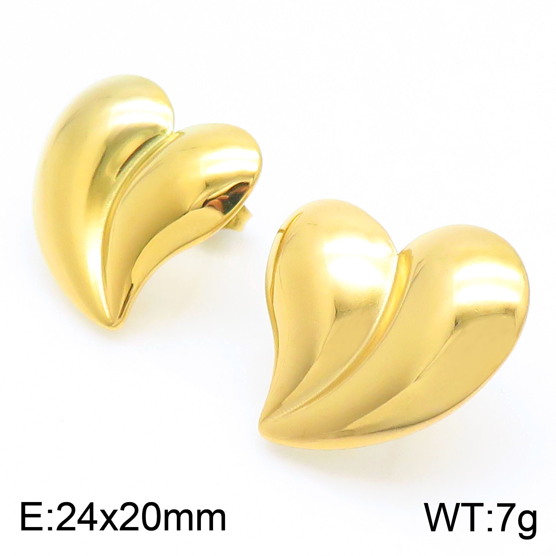 Gold earrings ke114290-kfc