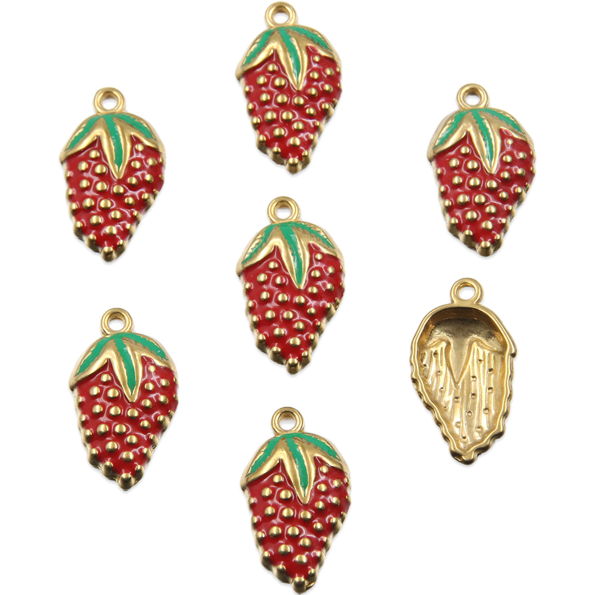 Single sided strawberry 12x22mm