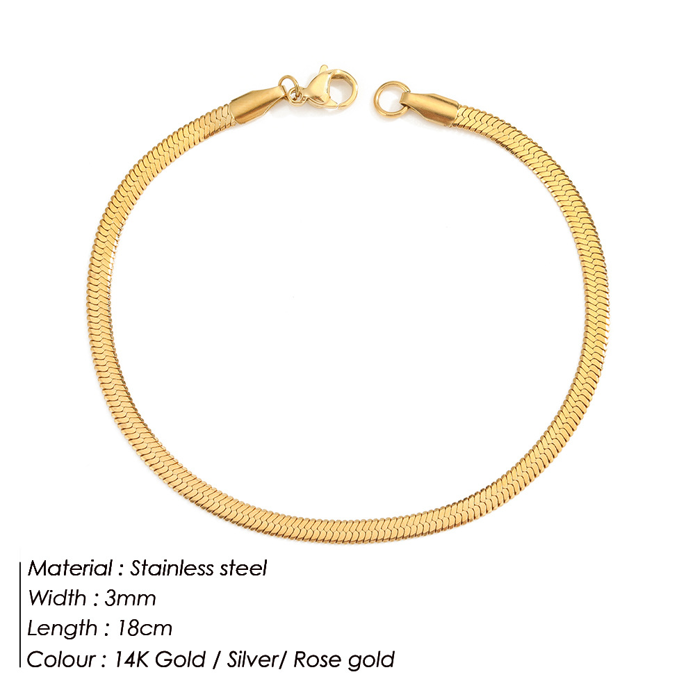 3mm Gold -18CM-33301