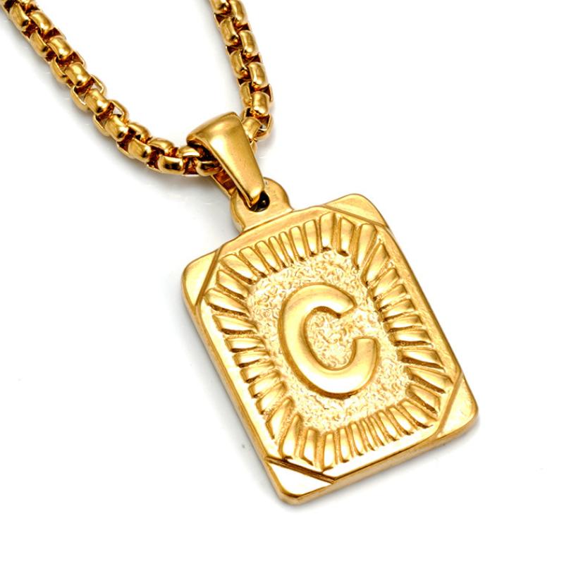 Gold C (including pearl chain)