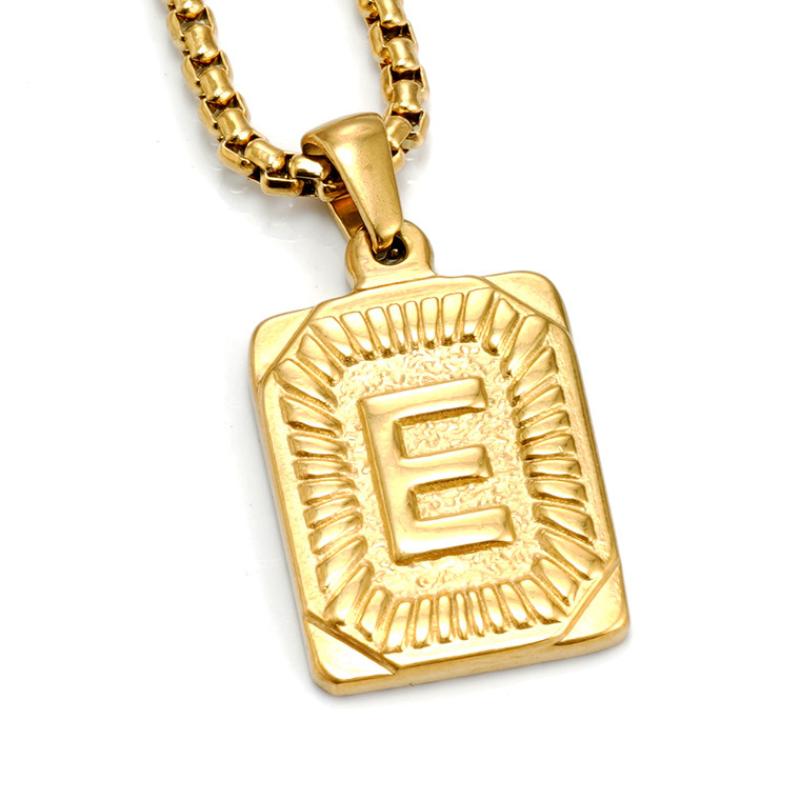 Gold E (including pearl chain)