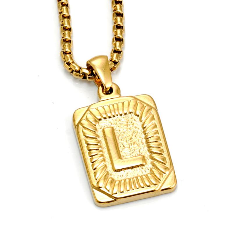 Golden L (including pearl chain)