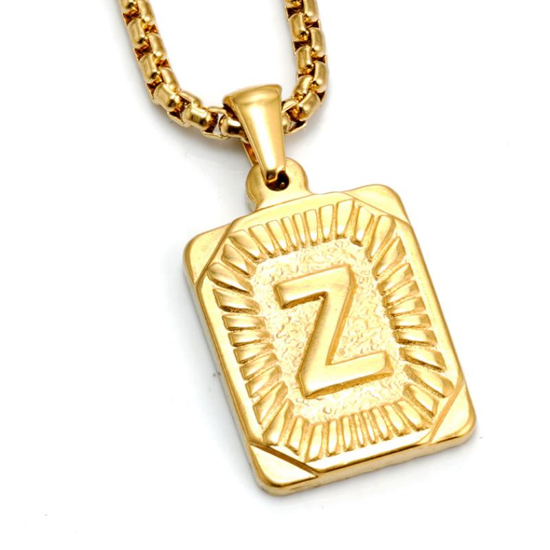 Gold Z (including pearl chain)