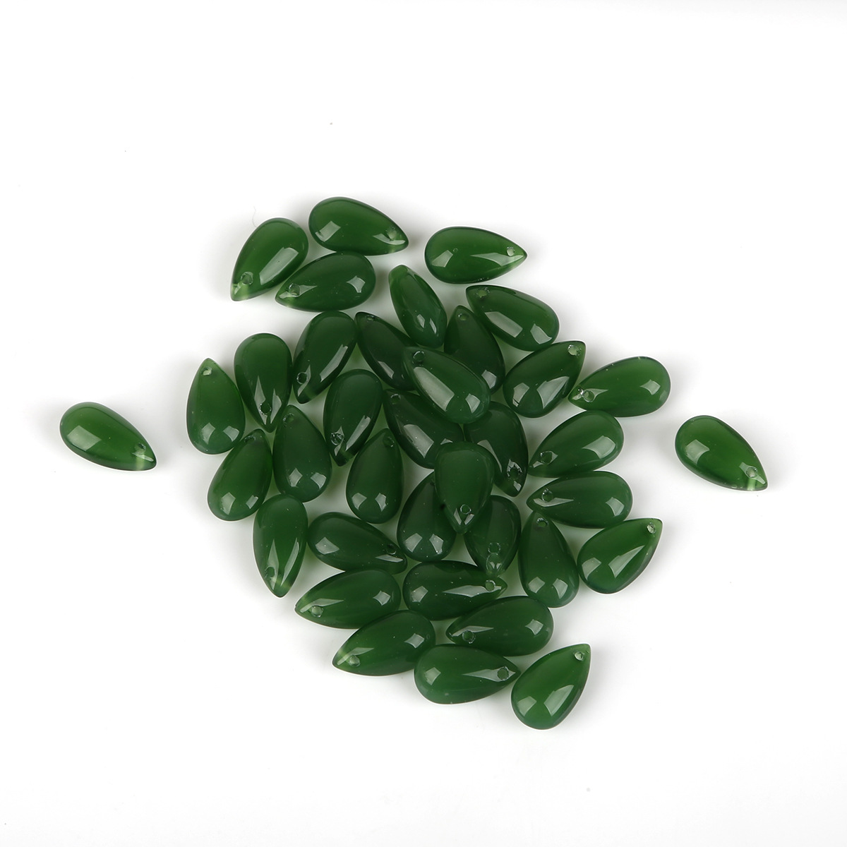 Dark green jade color