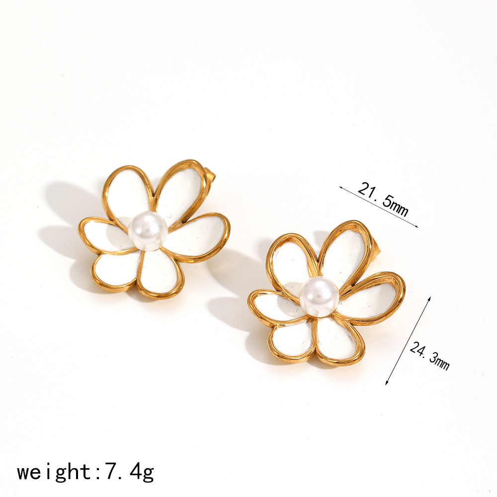 Earrings TE60182-WT