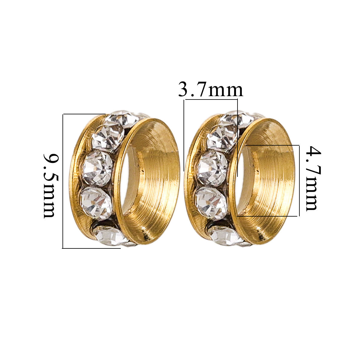 Gold 9.5mm