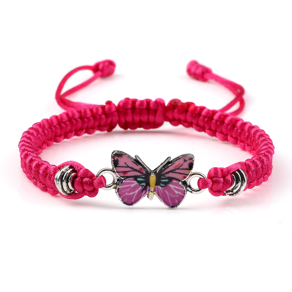 Rose Red Line pink butterfly