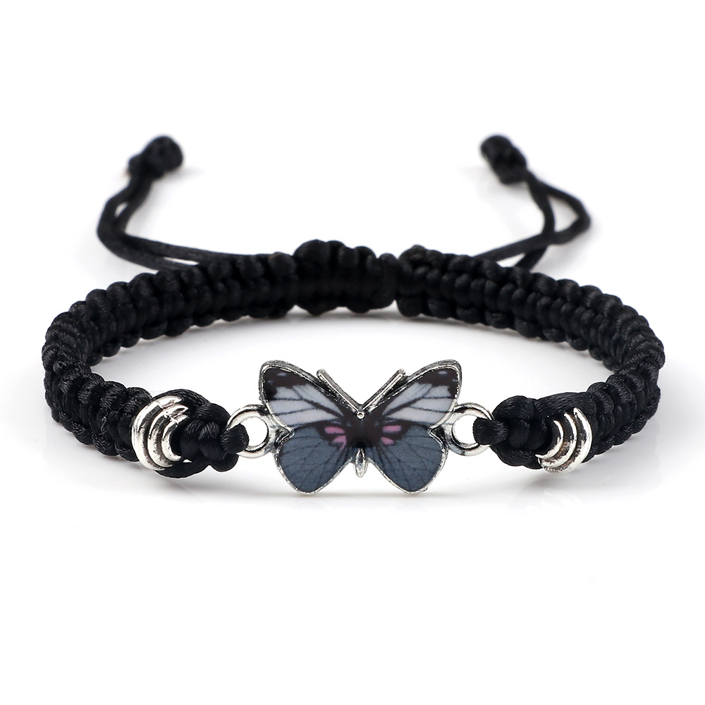 Black Line Grey Butterfly