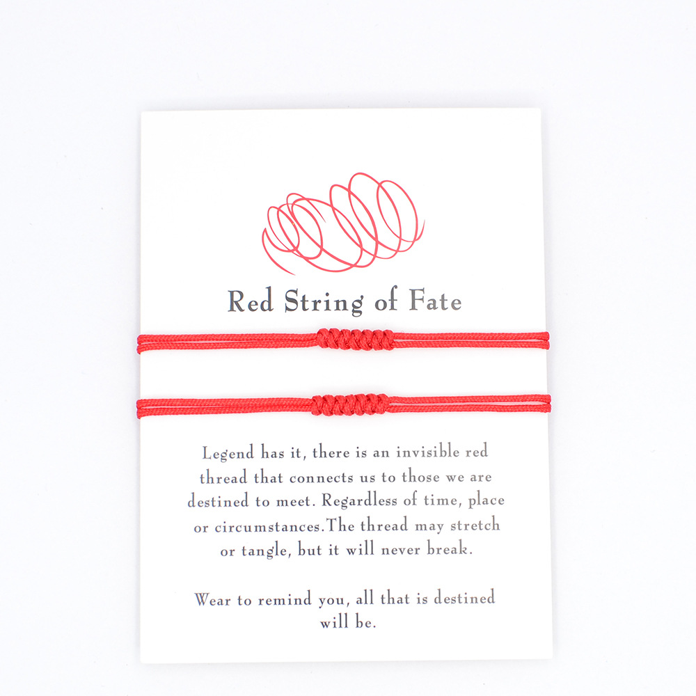 Red snake knot two/card