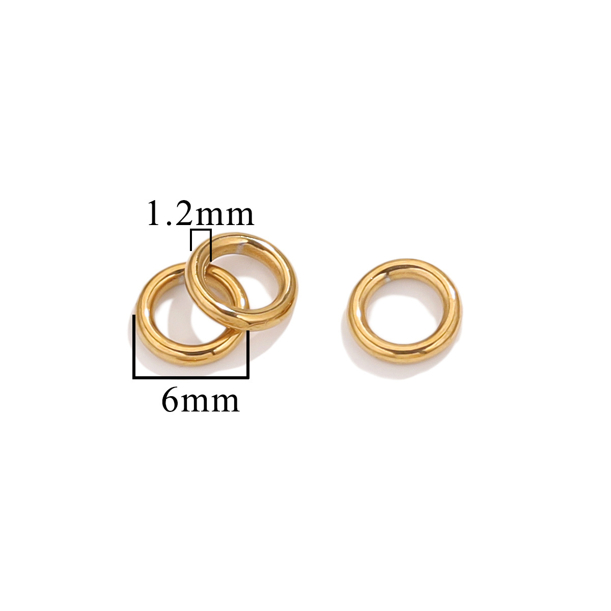 Gold 6mm