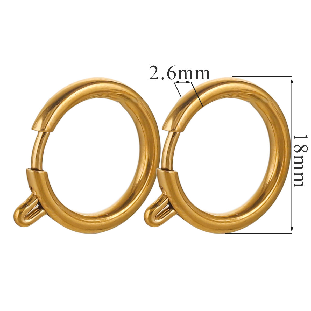 Gold 18mm