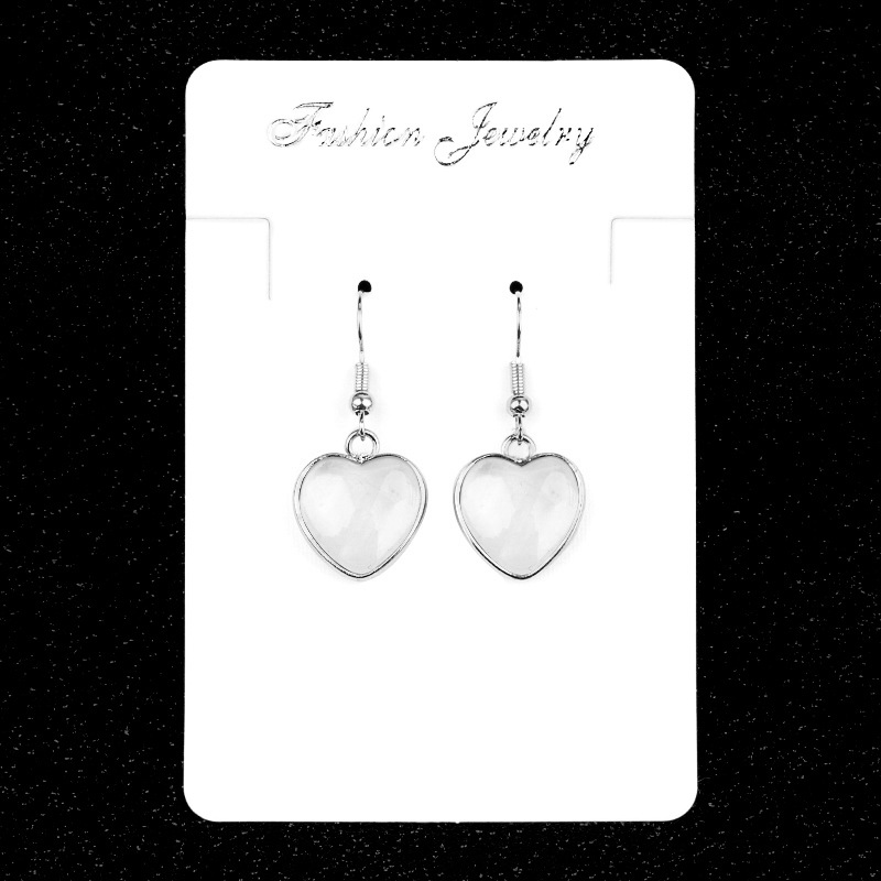 White crystal (pair) (silver)