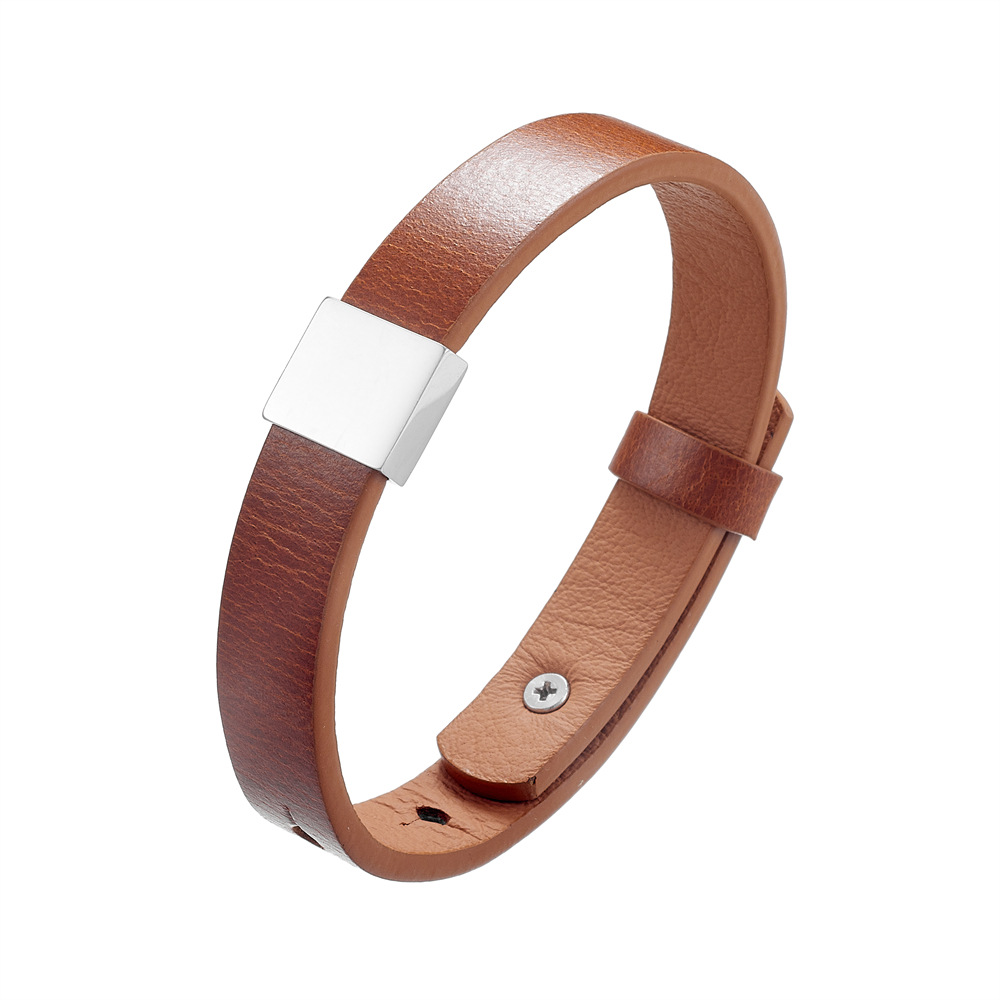 Light Brown Leather (Silver)