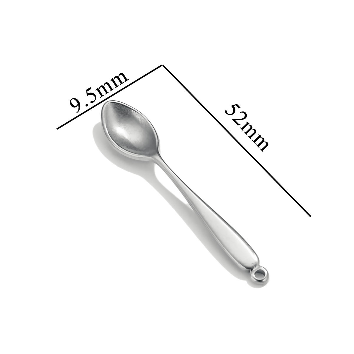 Steel color spoon