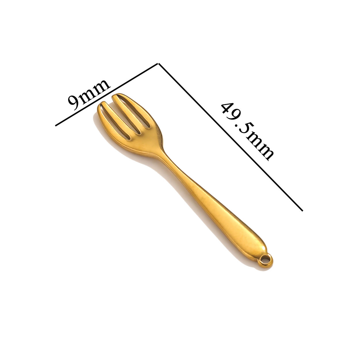 Golden fork