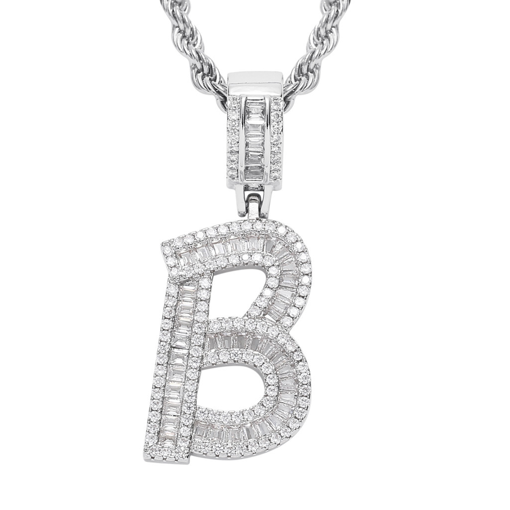 B (silver) + 60cm twist chain